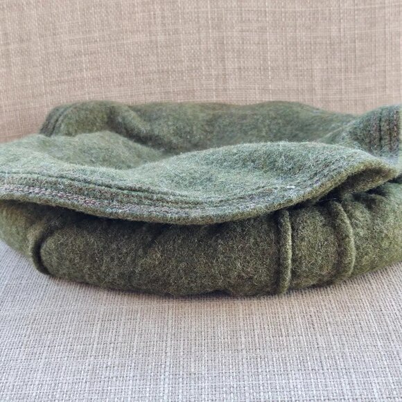 Chitral Hat Hanmade Green Wool Warm Round Men Hat Traditional Toppi Cap - Picture 5 of 11